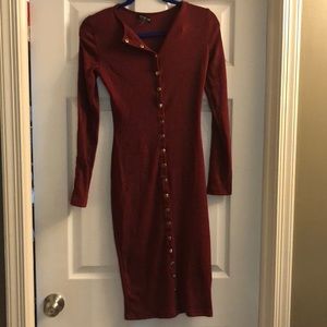 Fashion Nova Henley dress